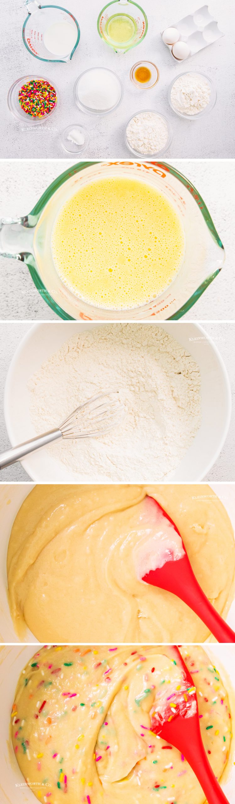 how to make Funfetti Cupcakes