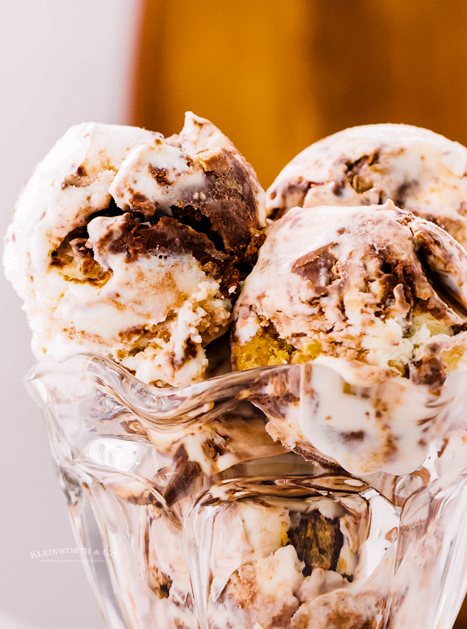 homemade Moose Tracks Ice Cream