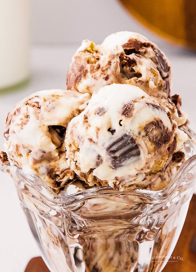 recipe for Moose Tracks Ice Cream