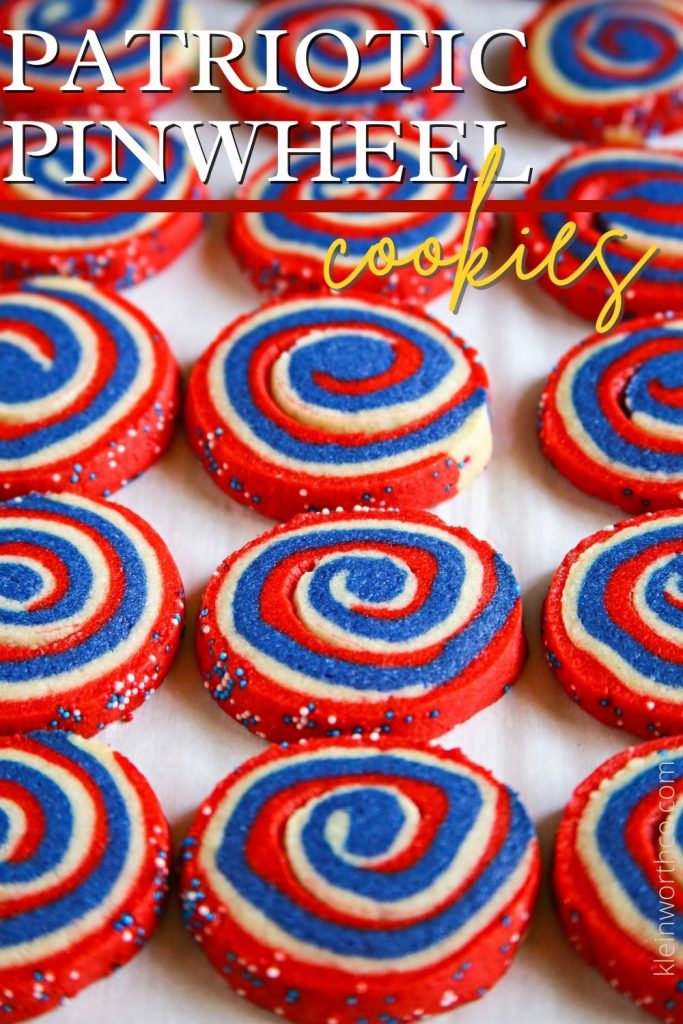 Patriotic Pinwheel Cookies