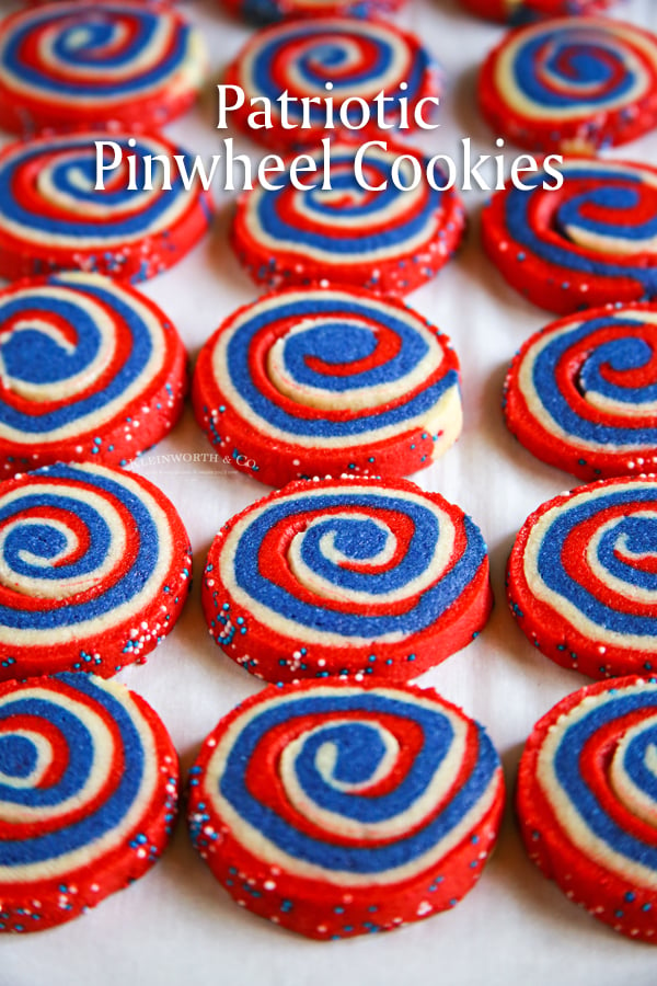 Patriotic Pinwheel Cookies