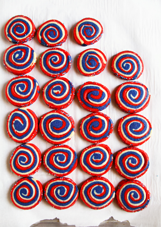 red white and blue cookies