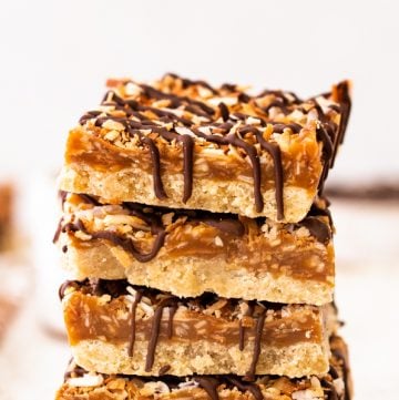 recipe for Samoa Cookie Bars