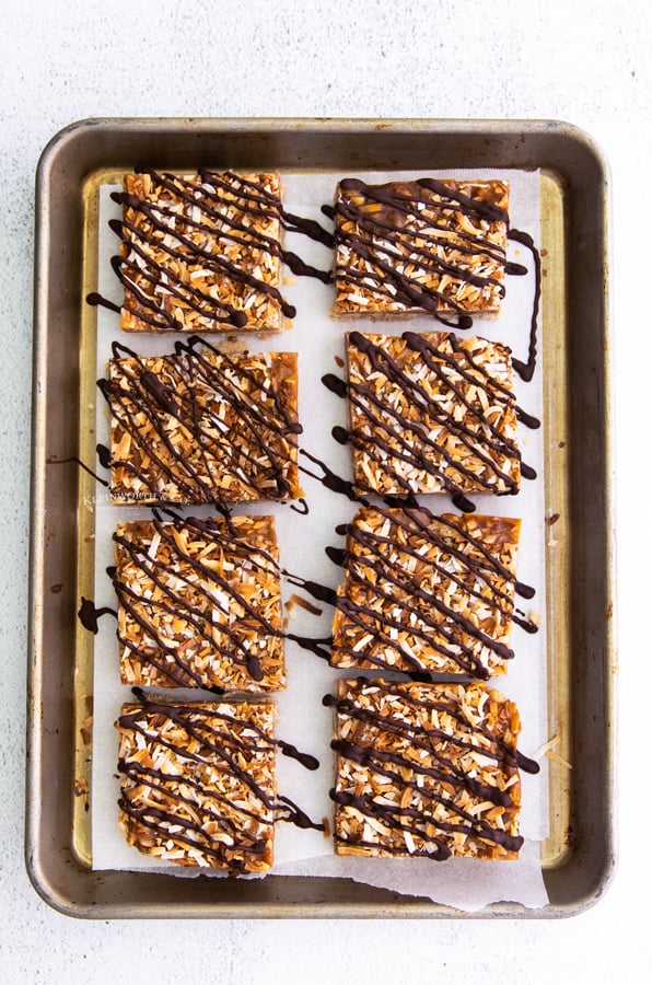 girl scout cookie copycat samoas