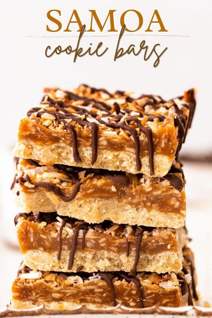 Samoa Cookie Bars