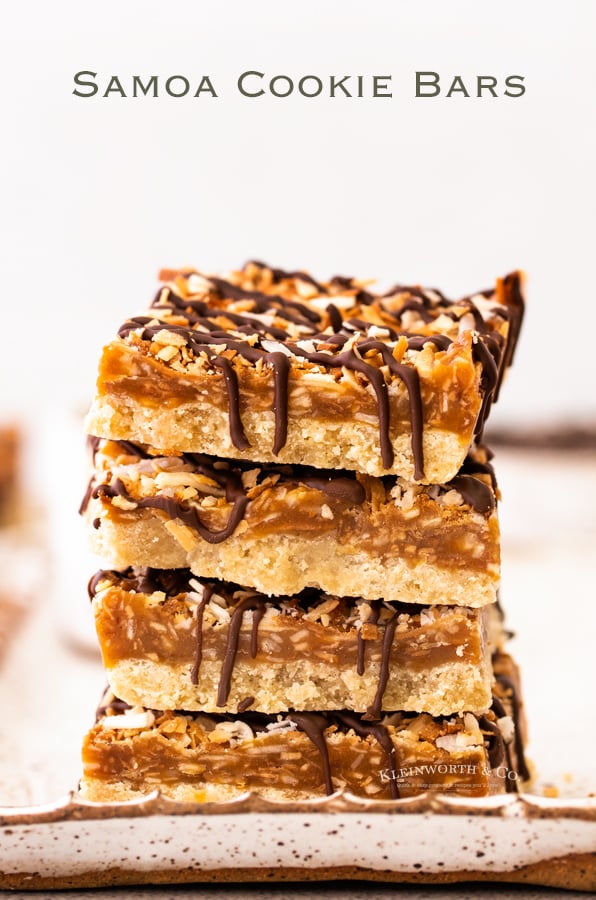 Samoa Cookie Bars