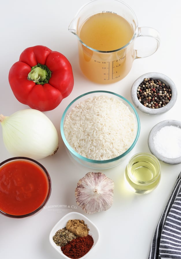 ingredients for spanish rice