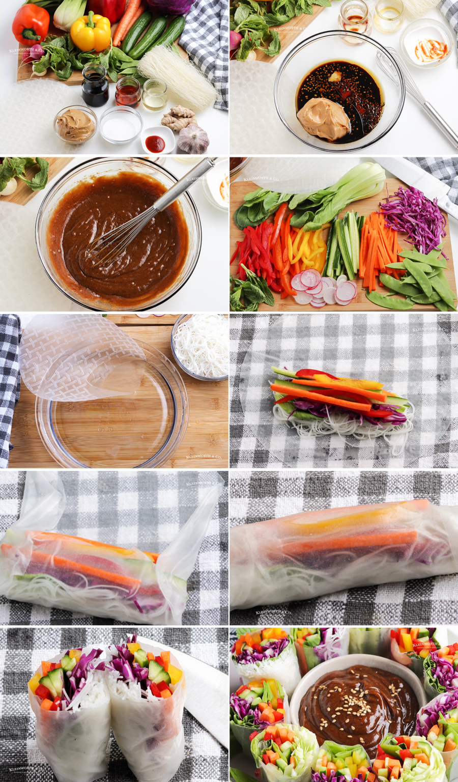 how to make Vietnamese Summer Rolls