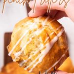 Air Fryer Peach Fritters