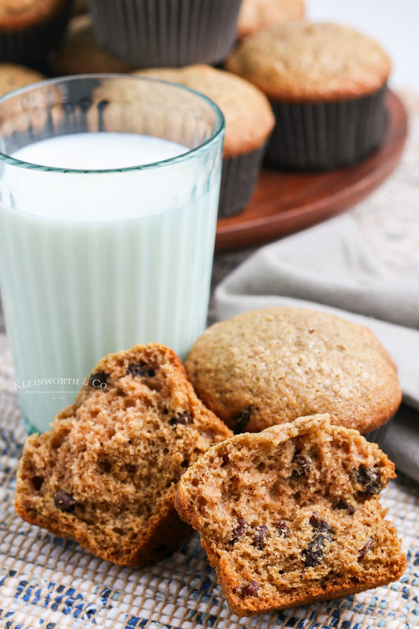 Applesauce Muffins with Raisins