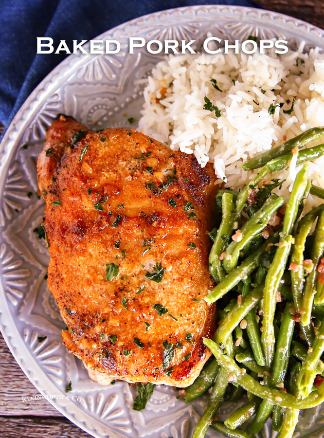 Oven-Baked Pork Chops