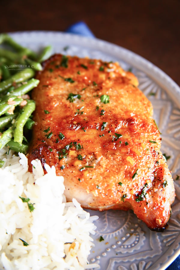 pork chops in the oven