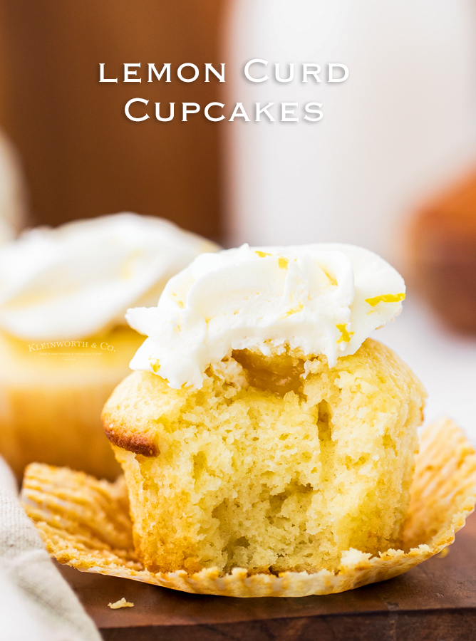 Lemon Curd Cupcakes