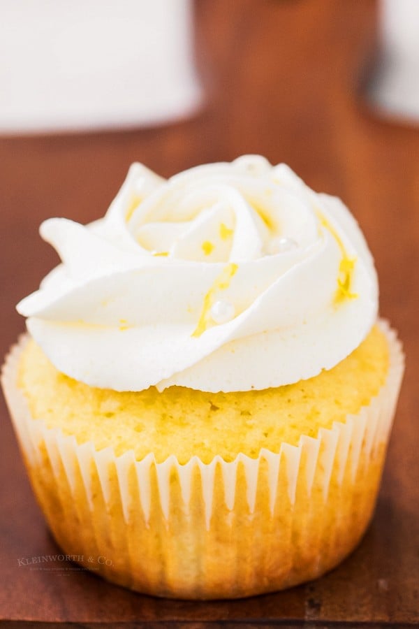 lemon zest cupcakes