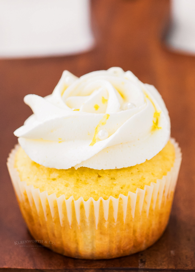 lemon zest cupcakes