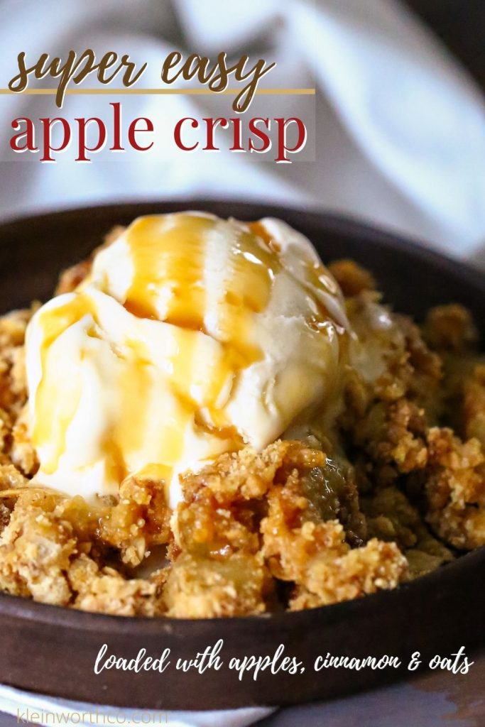 Easy Apple Crisp - Tornadough Alli