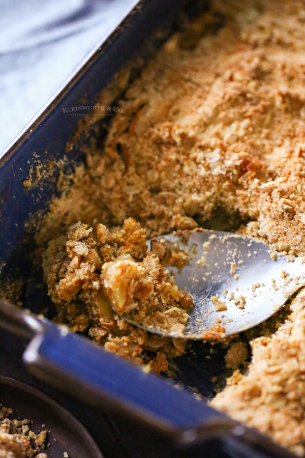 apple crisp with oats