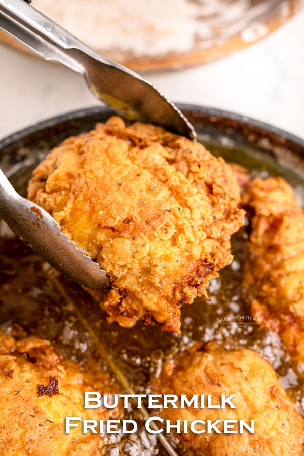 Easy Buttermilk Fried Chicken