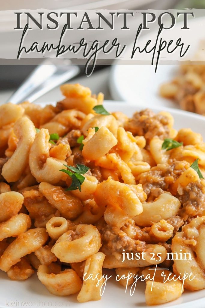 Instant Pot Hamburger Helper