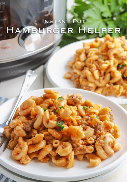 Instant Pot Hamburger Helper - Taste of the Frontier