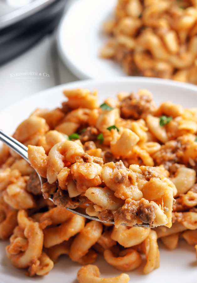 copycat Instant Pot Hamburger Helper