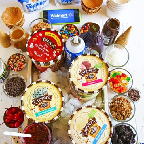 Ice Cream Sundae Bar - of Frontier