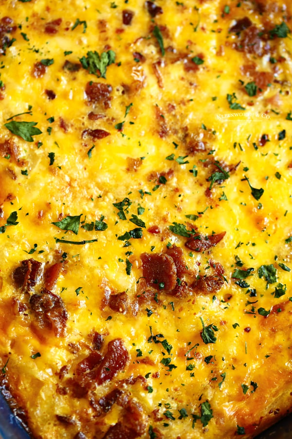 breakfast casserole with bacon