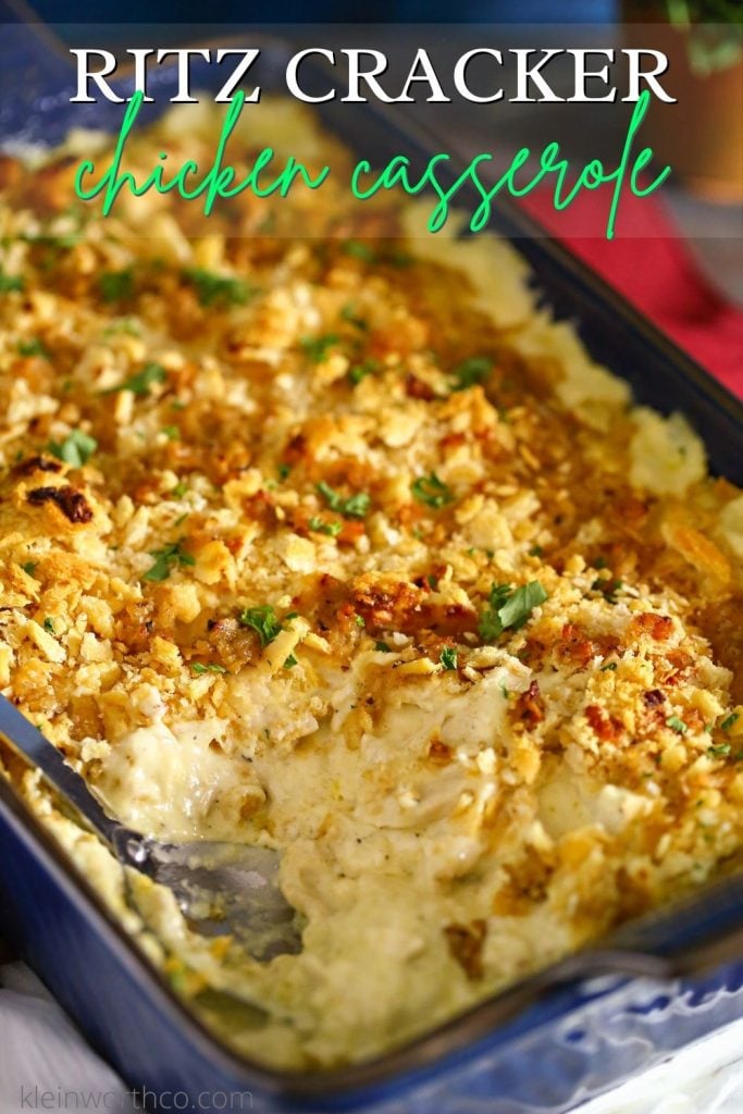 Ritz Cracker Chicken Casserole