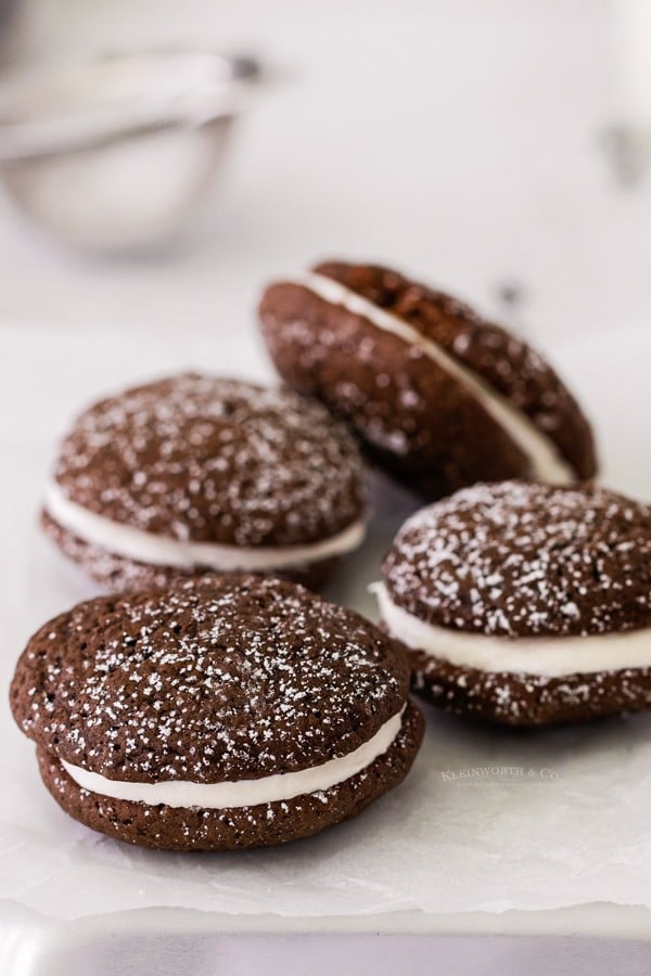 chocolate cake sandwiches