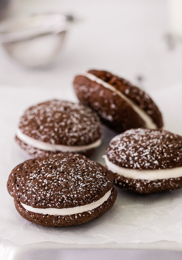 chocolate cake sandwiches