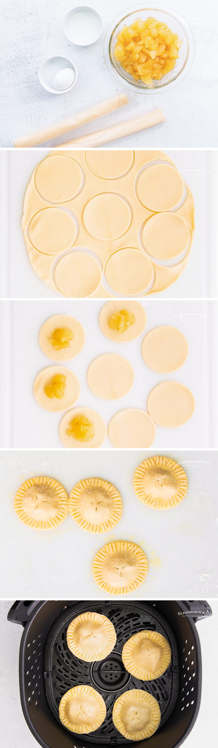 how to make Air Fryer Apple Hand Pies