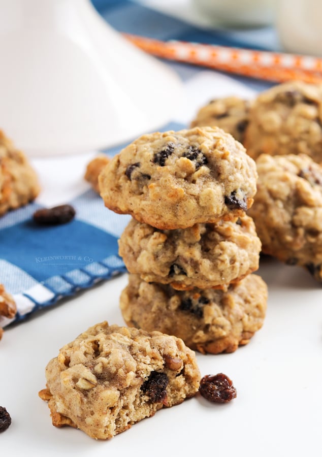 chunky oatmeal cookies