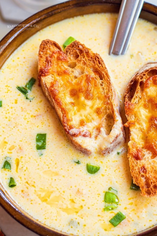 20 minute beer cheese soup