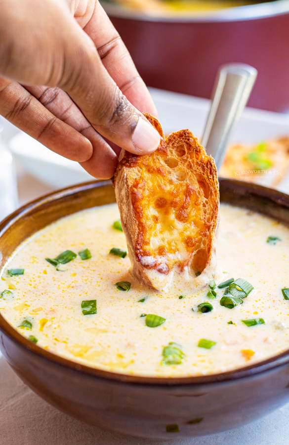 beer and cheese soup