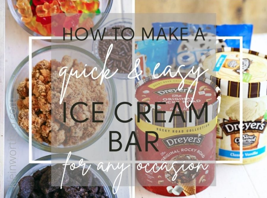 Ice Cream Sundae Bar