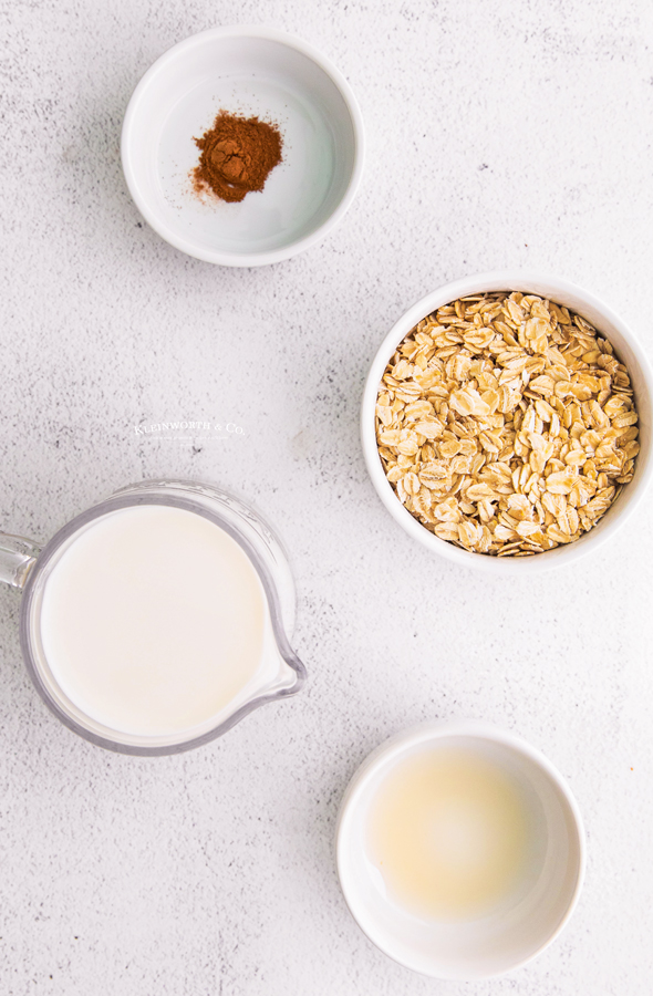 ingredients for Overnight Oats