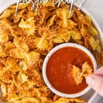 Garlic Parmesan Pasta Chips