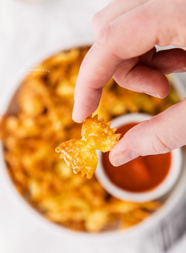 Garlic Parmesan Pasta Chips Taste of the Frontier
