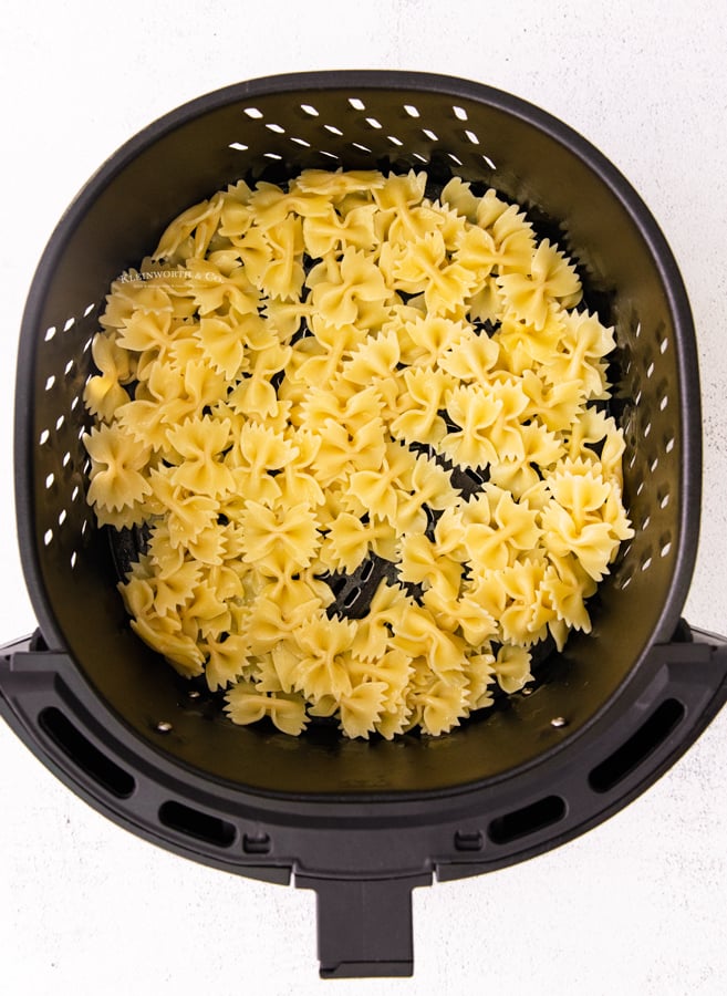 making pasta chips