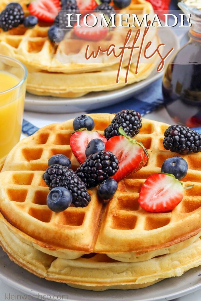 Homemade Waffle Recipe