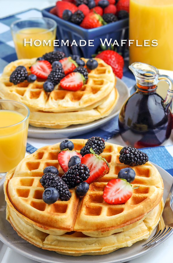 Homemade Waffle Recipe