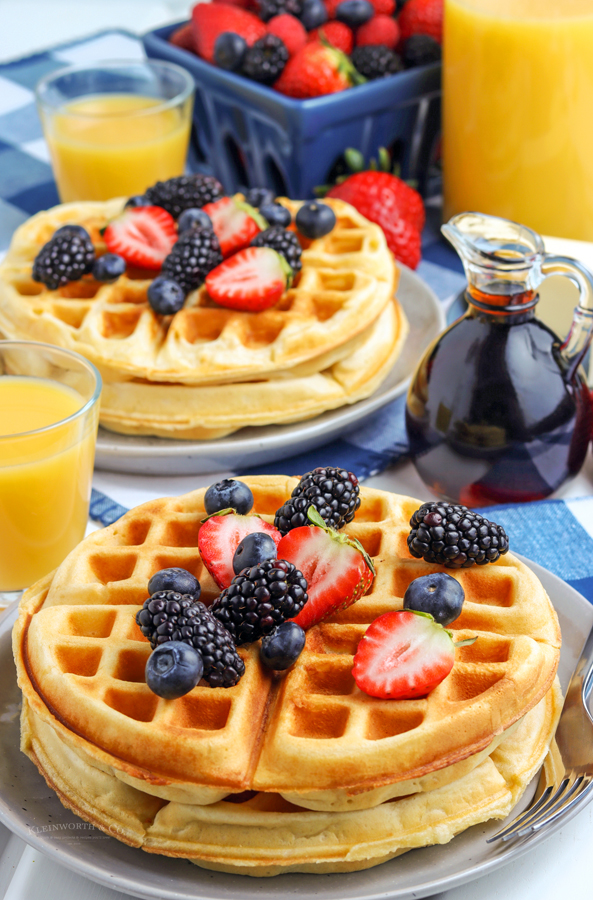 EASY waffle recipe