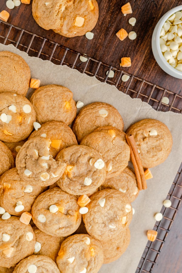 soft and chewy fall cookies