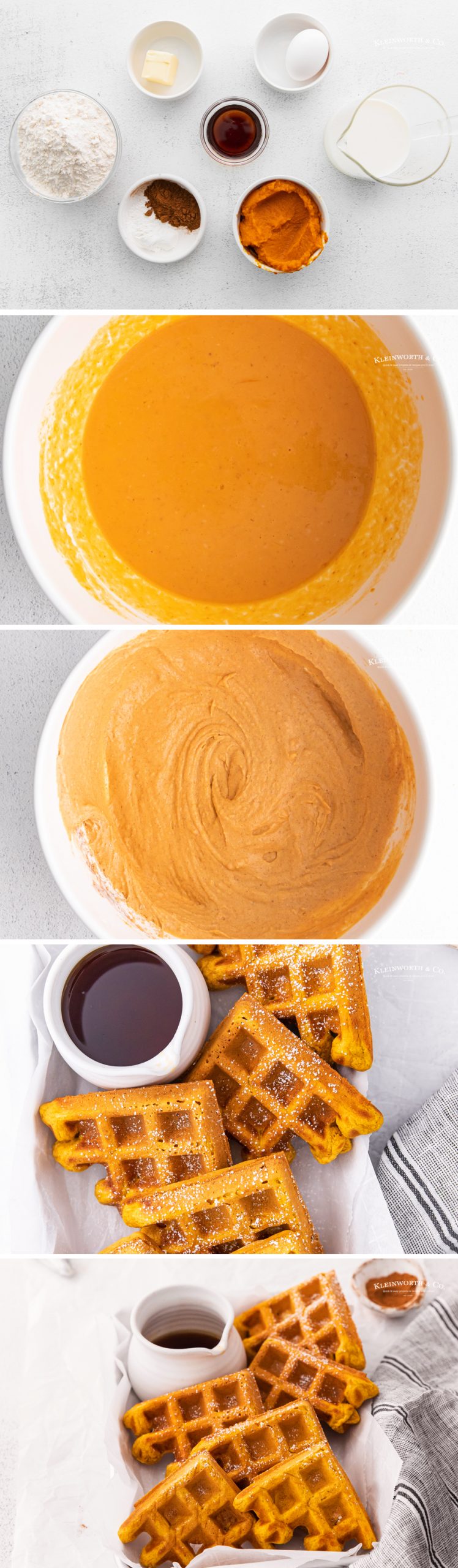 how to make Pumpkin Waffles