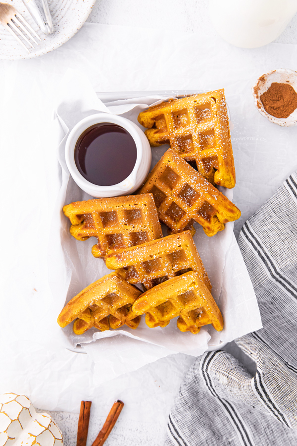 pumpkin spice waffles