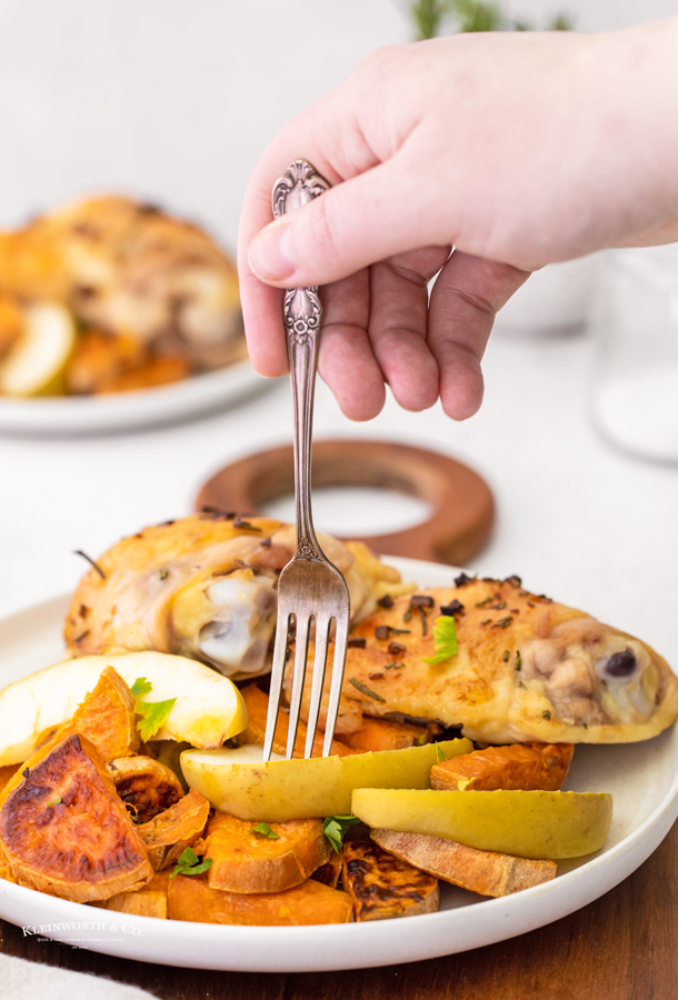 Sheet Pan Chicken dinner