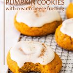 Soft Pumpkin Cookies with Cream Cheese Frosting