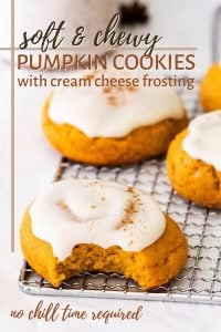 Soft Pumpkin Cookies with Cream Cheese Frosting - Taste of the Frontier