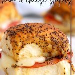 Air Fryer Ham and Cheese Sliders