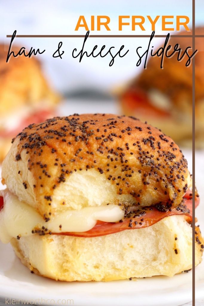 Air Fryer Ham and Cheese Sliders